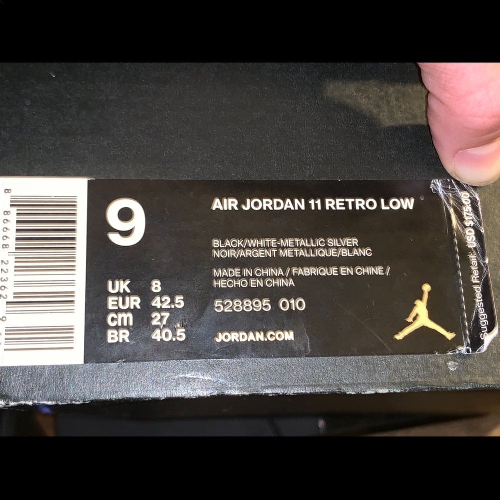 Air Jordan Retro low 11 snake skins - Picture 3 of 3